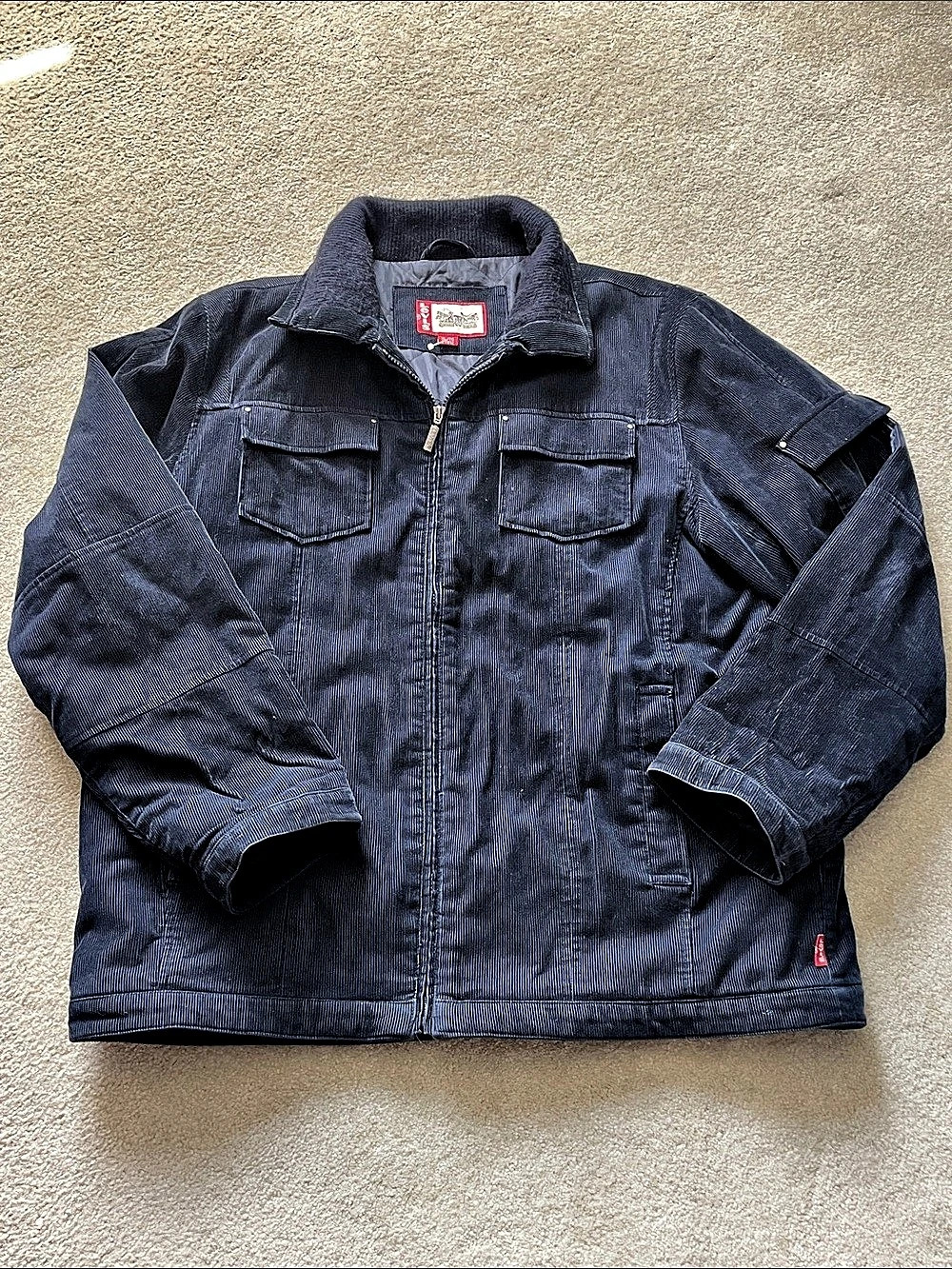 Levi's Men's Navy Blue Corduroy Jacket XL